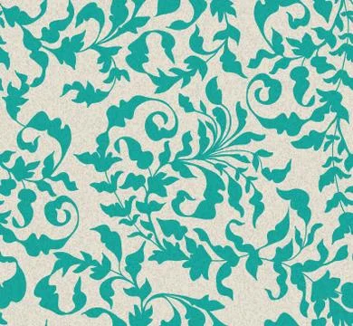 Seamless vintage floral pattern Stock Illustration