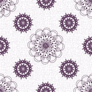 Seamless vintage floral pattern Stock Illustration