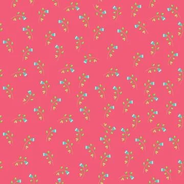 Seamless vintage flower pattern Stock Illustration