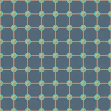 Seamless Vintage Graphic Pattern Vector Illustration Stock Illustration