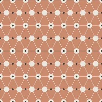 Seamless Vintage Graphic Pattern Vector Illustration Stock-Illustration