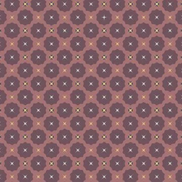 Seamless Vintage Graphic Pattern Vector Illustration Stock Illustration