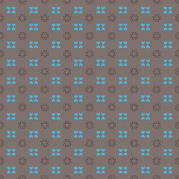 Seamless Vintage Heart Pattern Vector Illustration Stock-Illustration