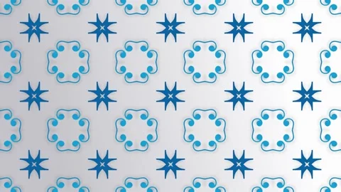 Seamless vintage mosaic pattern background Stock-Footage 133565025