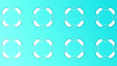 Seamless vintage mosaic pattern background Stock Footage 133565532