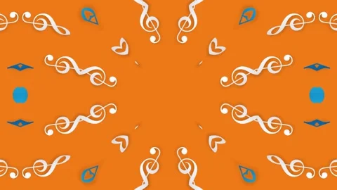 Seamless vintage mosaic pattern background Stock Footage 133565780