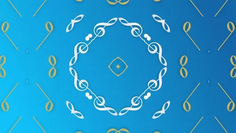 Seamless vintage mosaic pattern background Stock Footage 133565851