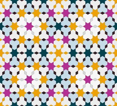 Seamless vintage pattern. Ethnic background Stock Illustration