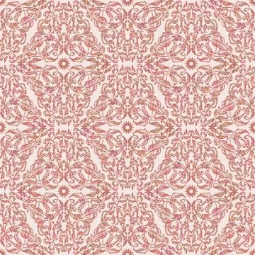 Seamless vintage pattern Stock Illustration