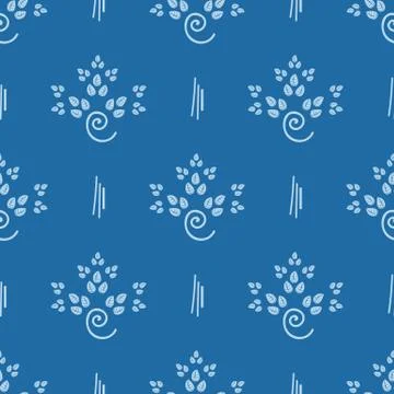 Seamless vintage pattern Stock Illustration
