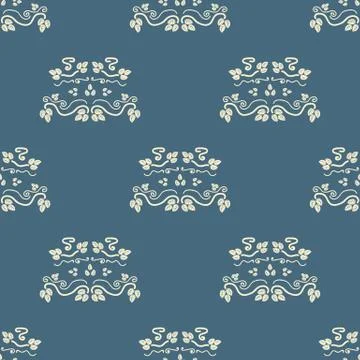 Seamless vintage pattern Stock Illustration
