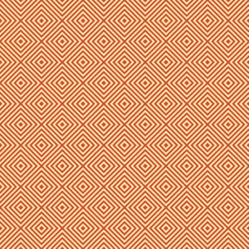 Seamless Vintage Square Pattern. Red Geometric Background. Vector Stock Illustration