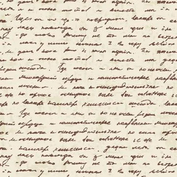 Seamless vintage text pattern on background Stock Illustration