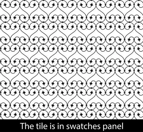 Seamless vintage vector pattern. Ornament of lattice with abstract vignettes Stock Illustration
