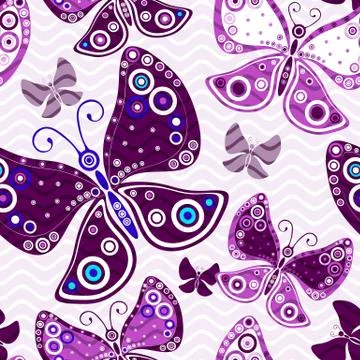 Seamless vivid pink-violet pattern Stock Illustration