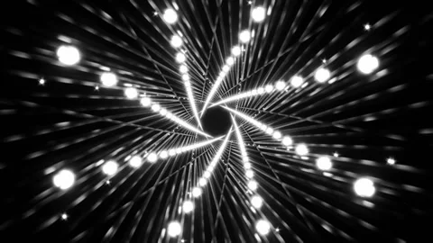Seamless VJ loop 3d animation geometric patterns for live concert music video Video stock 266906394