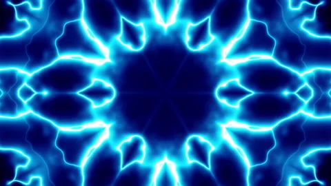 A seamless VJ loop with flashing, rhythmic neon lights in a vibrant disco Stock Footage 284945560