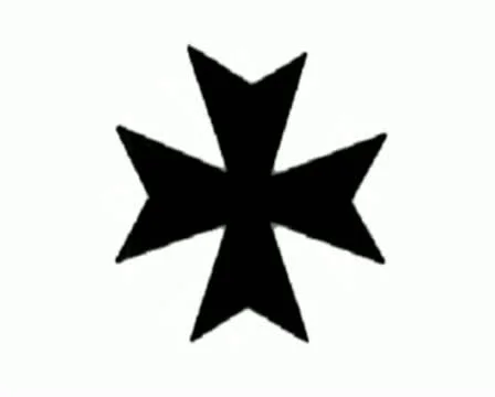 Seamless VJ Loop with Religous Icons, Black and White good for keying Stock Footage 12192911