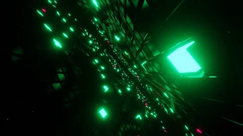 Seamless VJ neon HD background. Stock Footage 166238110