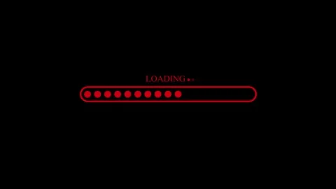 Seamless Waiting Loading Bar Animation for Mobile Application Interfaces Stock Footage 337069940