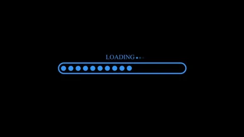 Seamless Waiting Loading Bar Animation for Mobile Application Interfaces Stock Footage 337069942
