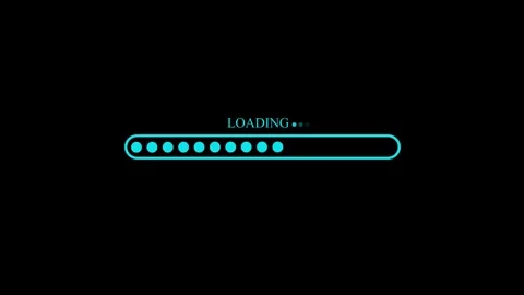 Seamless Waiting Loading Bar Animation for Mobile Application Interfaces Stock Footage 337069943