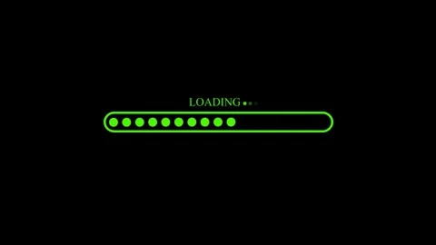 Seamless Waiting Loading Bar Animation for Mobile Application Interfaces Stock Footage 337069944