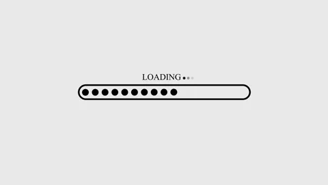 Seamless Waiting Loading Bar Animation for Mobile Application Interfaces Stock Footage 337069946
