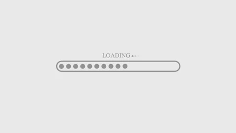 Seamless Waiting Loading Bar Animation for Mobile Application Interfaces Stock Footage 337069948
