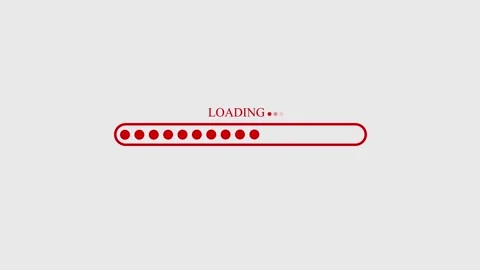 Seamless Waiting Loading Bar Animation for Mobile Application Interfaces Stock Footage 337069949
