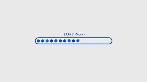 Seamless Waiting Loading Bar Animation for Mobile Application Interfaces Stock Footage 337069956