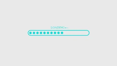 Seamless Waiting Loading Bar Animation for Mobile Application Interfaces Stock Footage 337069957