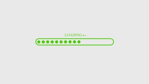 Seamless Waiting Loading Bar Animation for Mobile Application Interfaces Stock Footage 337069958