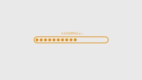 Seamless Waiting Loading Bar Animation for Mobile Application Interfaces Stock Footage 337069959