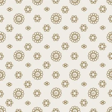 Seamless wallpaper, circles on a light background Stock Illustration