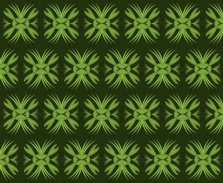 Seamless wallpaper Illustrazione stock