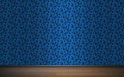 Seamless wallpaper pattern, bitmap copy Stock Photos