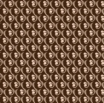 Seamless wallpaper pattern. fabric texture, background floral vector Stock Illustration