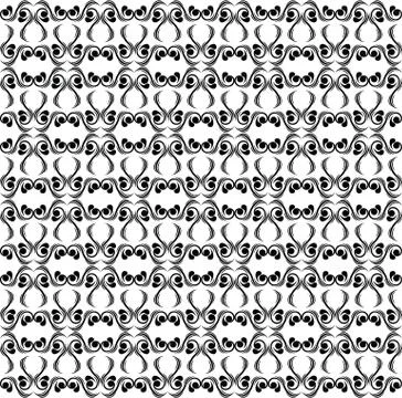 Seamless wallpaper pattern. fabric texture, background floral vector Stock Illustration