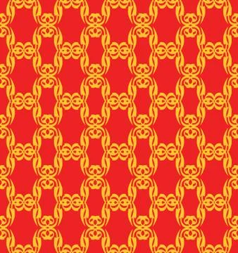 Seamless wallpaper pattern. fabric texture, background floral vector Stock Illustration