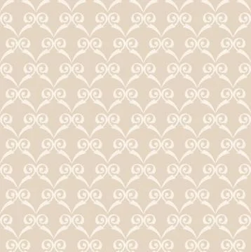 Seamless wallpaper pattern. fabric texture, background floral vector Stock Illustration