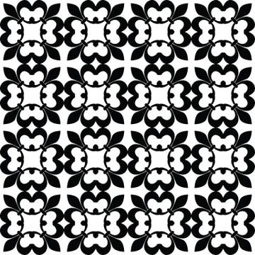 Seamless wallpaper pattern. fabric texture, background floral vector Stock Illustration