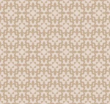 Seamless wallpaper pattern. fabric texture, background floral vector Stock Illustration