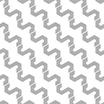 Seamless wallpaper pattern. Geometric background with hexagonal elements 스톡 일러스트