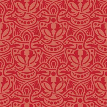 Seamless wallpaper pattern Stock Illustration