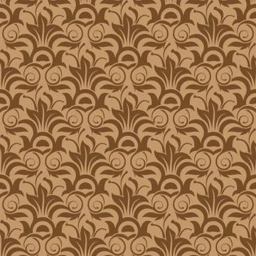 Seamless wallpaper pattern Stock Illustration