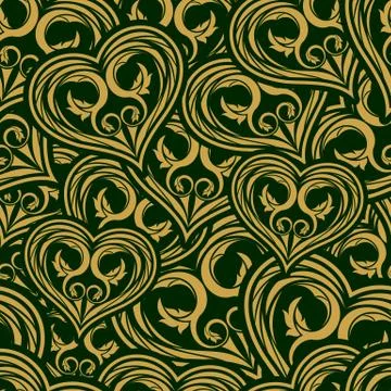 Seamless wallpaper pattern Stock Illustration