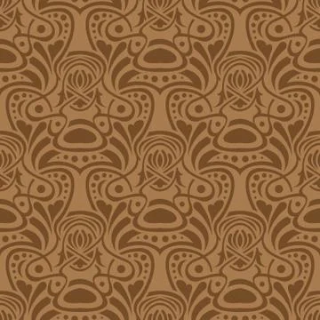Seamless wallpaper pattern Stock Illustration