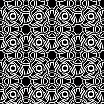 Seamless wallpaper pattern Stock Illustration