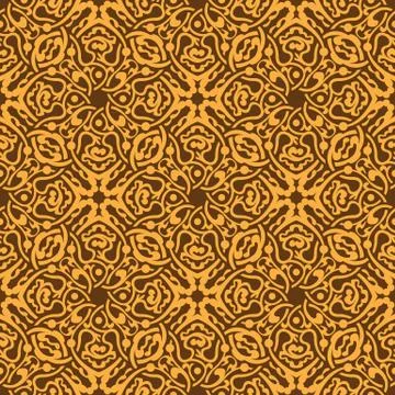 Seamless wallpaper pattern Stock Illustration